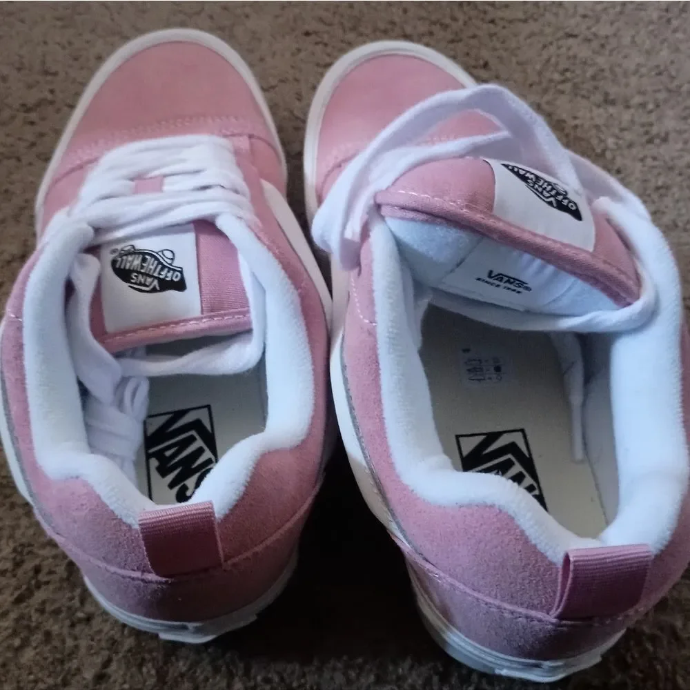 Vans Knu Skool Pink White BRAND NEW IN BOX NO LID.